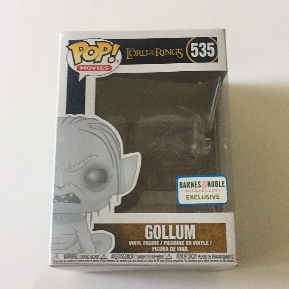 Lord of the rings Gollum clear funko exclusive